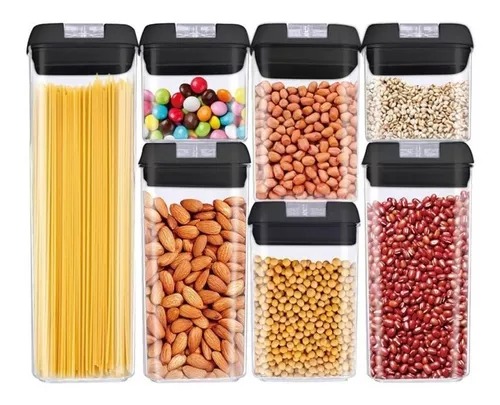 Recipientes Hermeticos De Cocina 7 PZS